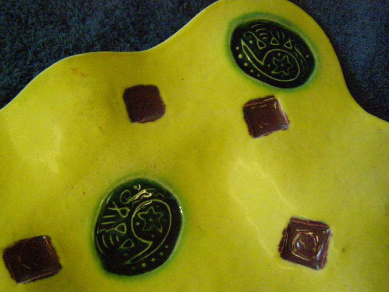 Handmade Ash Tray ~ Signed ~ Las Cruces Pottery Works