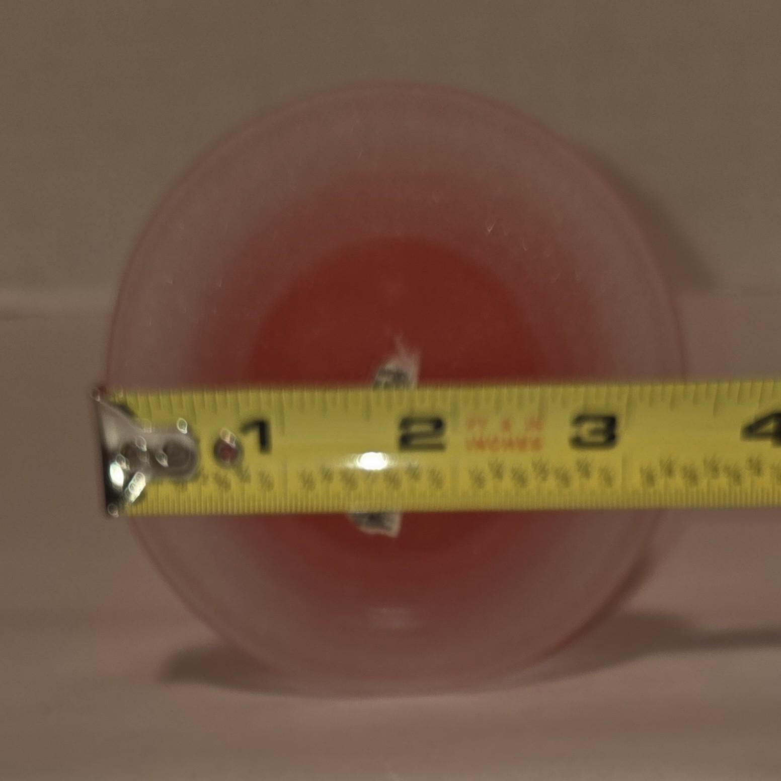 Art Glass Vase Pencil Neck Orange Satin Carlo Moretti Italy VTG Rosenthal Netter