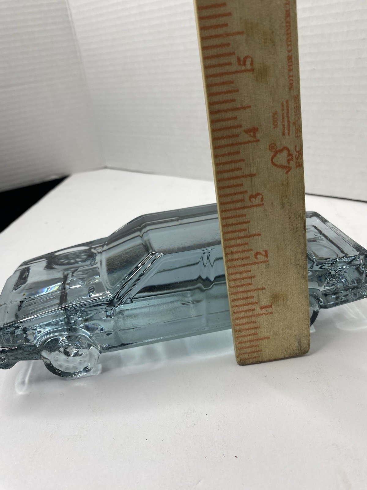 VTG Reijmyre Sweden Volvo 760 GLE Glass Crystal Car Paperweight 1980s vintage