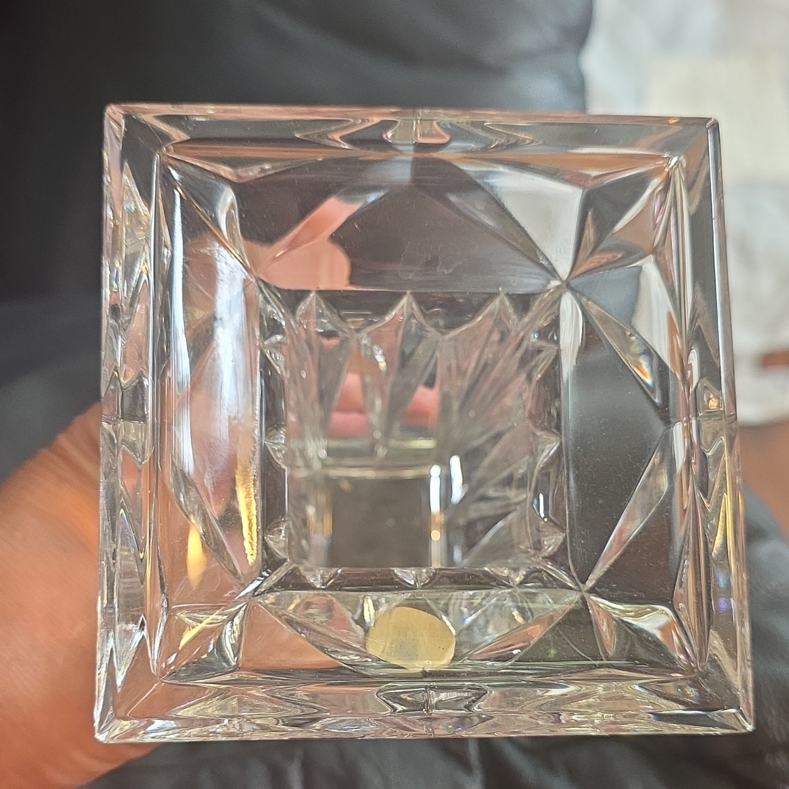 German Crystal Candlestick