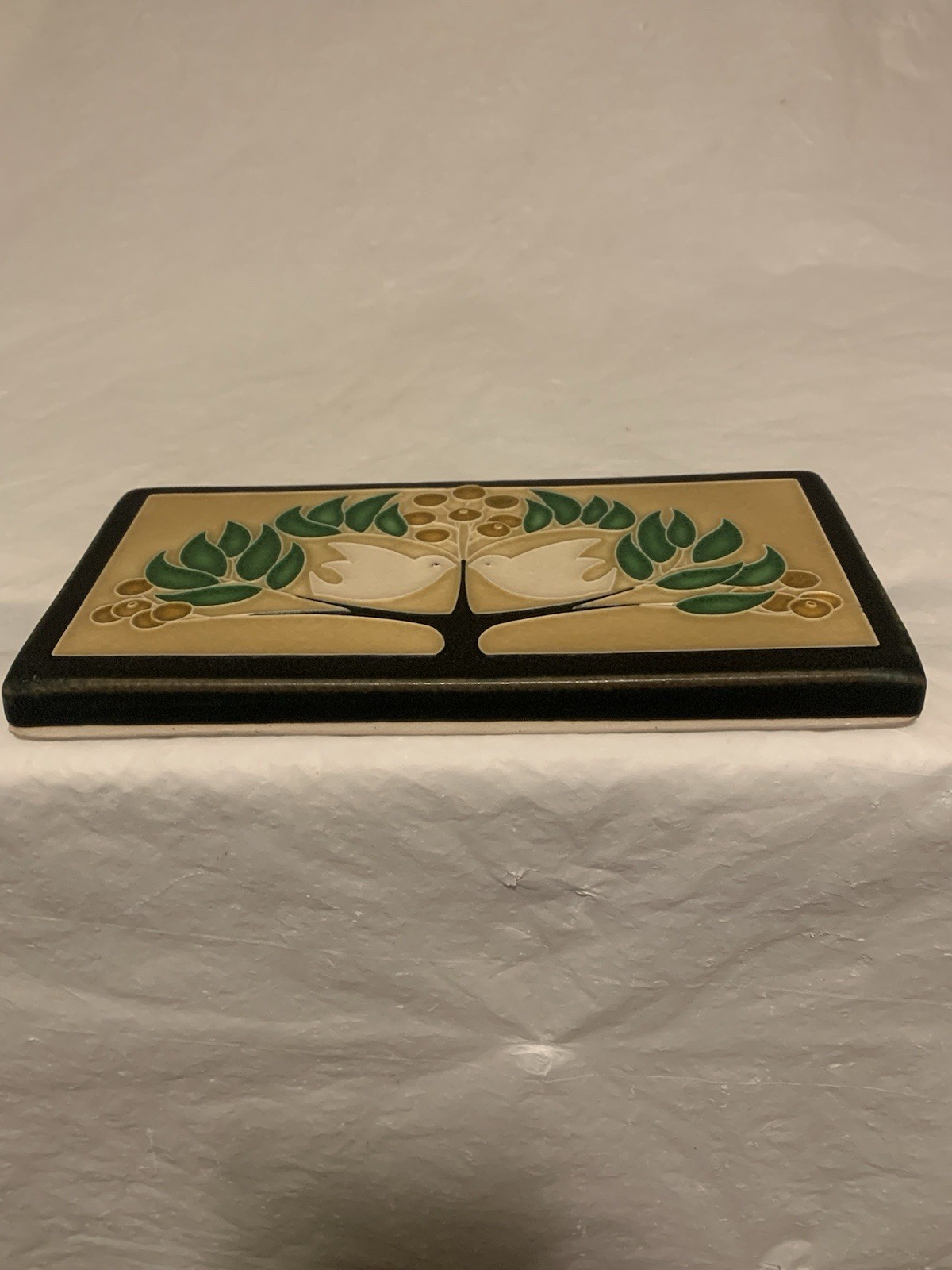 Motawi Tileworks Lovebirds Ceramic Art Tile