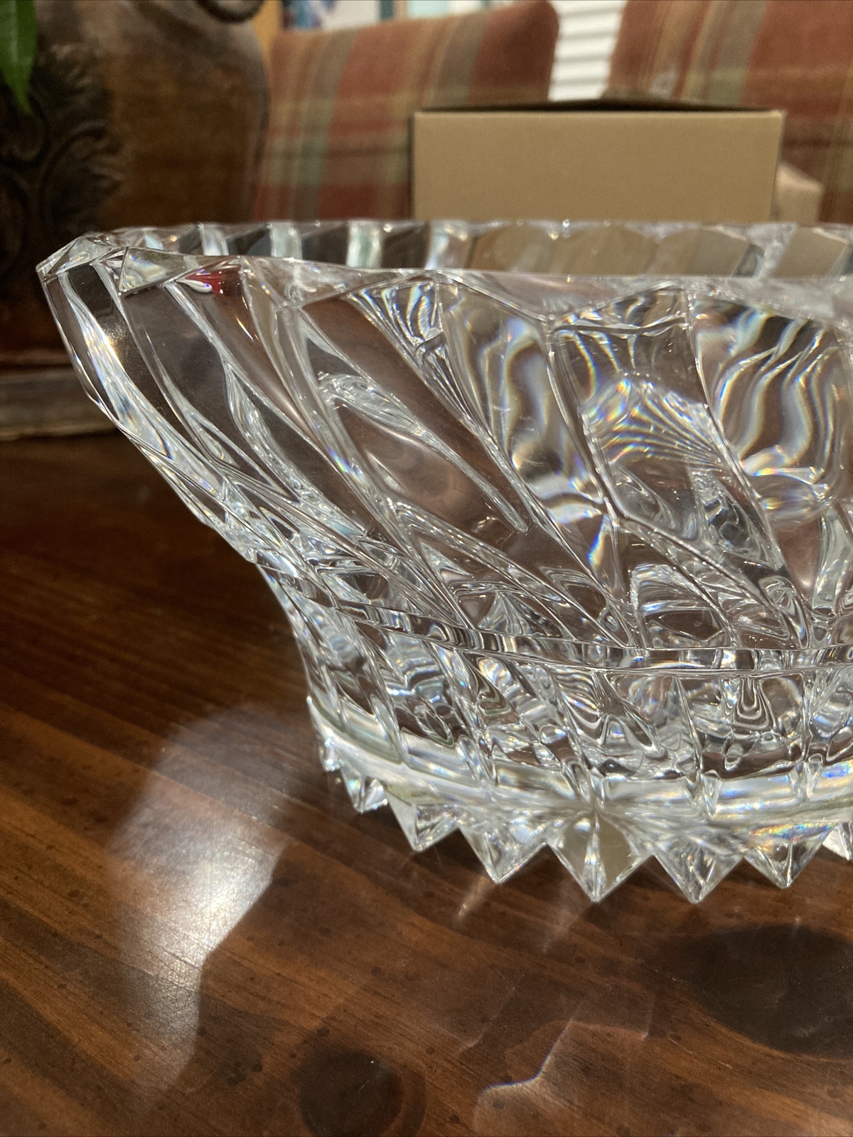 Mikasa Rainier 9″ Crystal Bowl – Bold – Heavy Piece