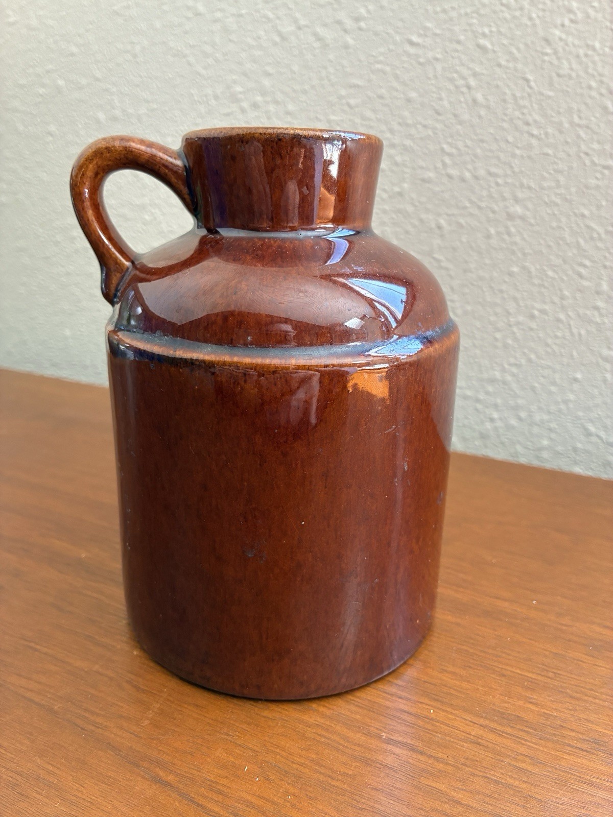 Vintage Haeger Pottery Little Brown Jug Bottle Made in USA 6 inches Tall #308