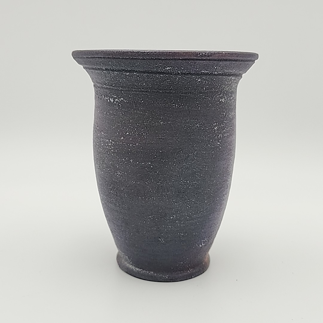 Studio Pottery Raku Vase Artist Signed