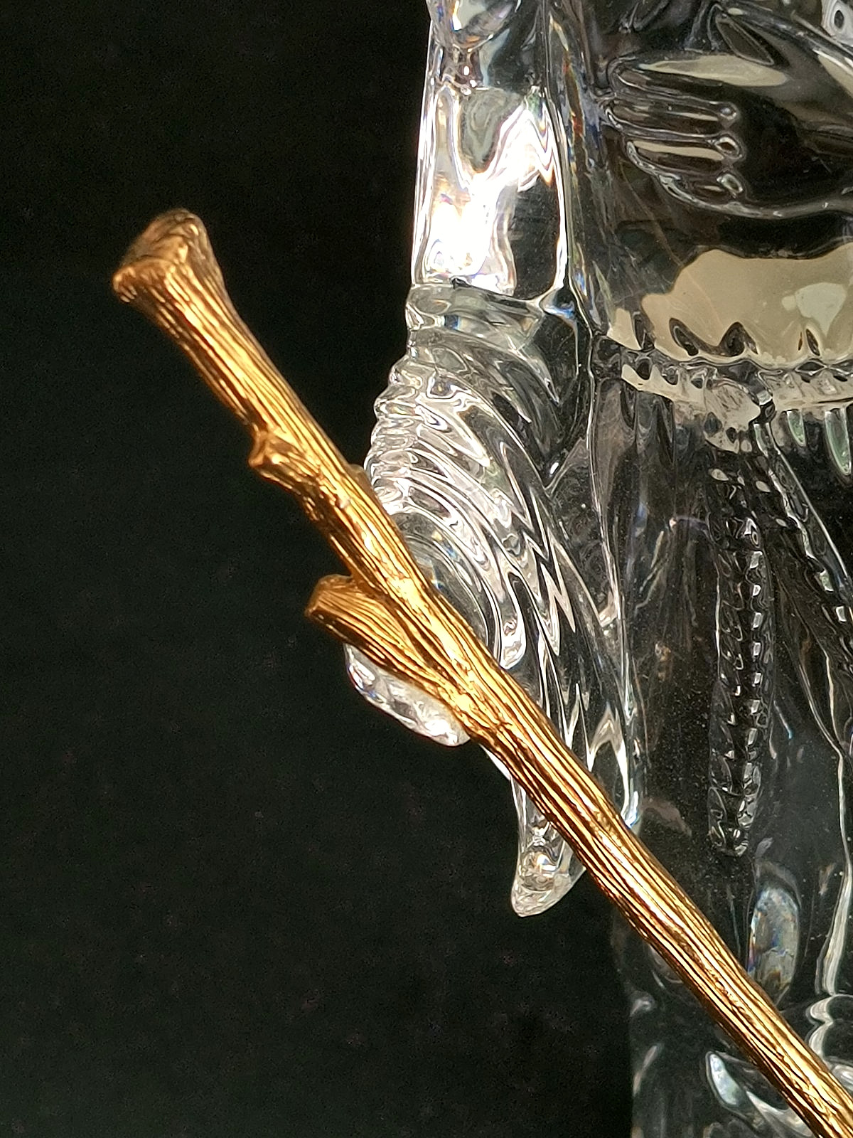 Waterford Crystal Millennium Nativity Joseph Figurine Labeled & Marked 7.25″