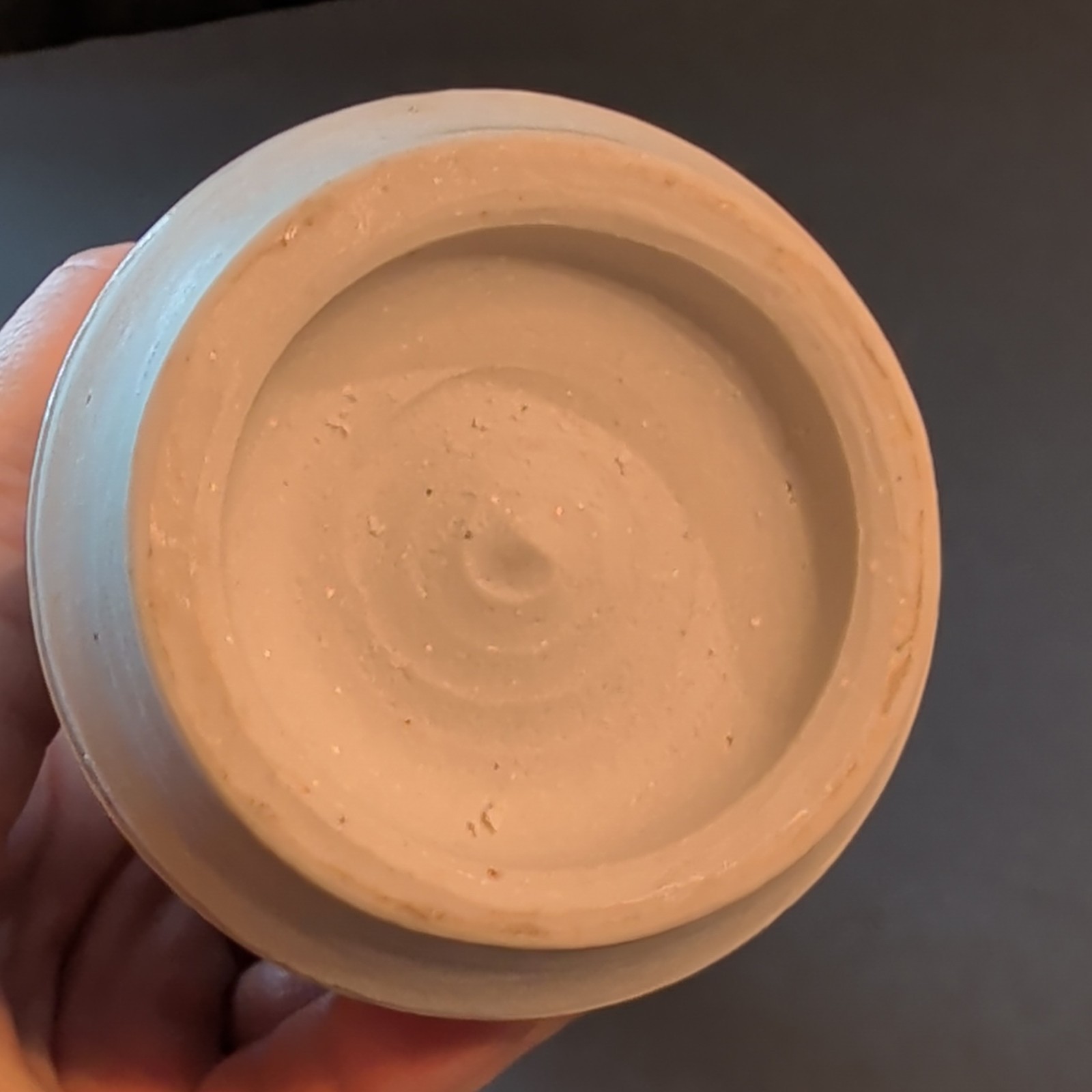 Handmade Ceramic Vase White Yellow Brown Abstract Glossy Pottery 7″ Tall