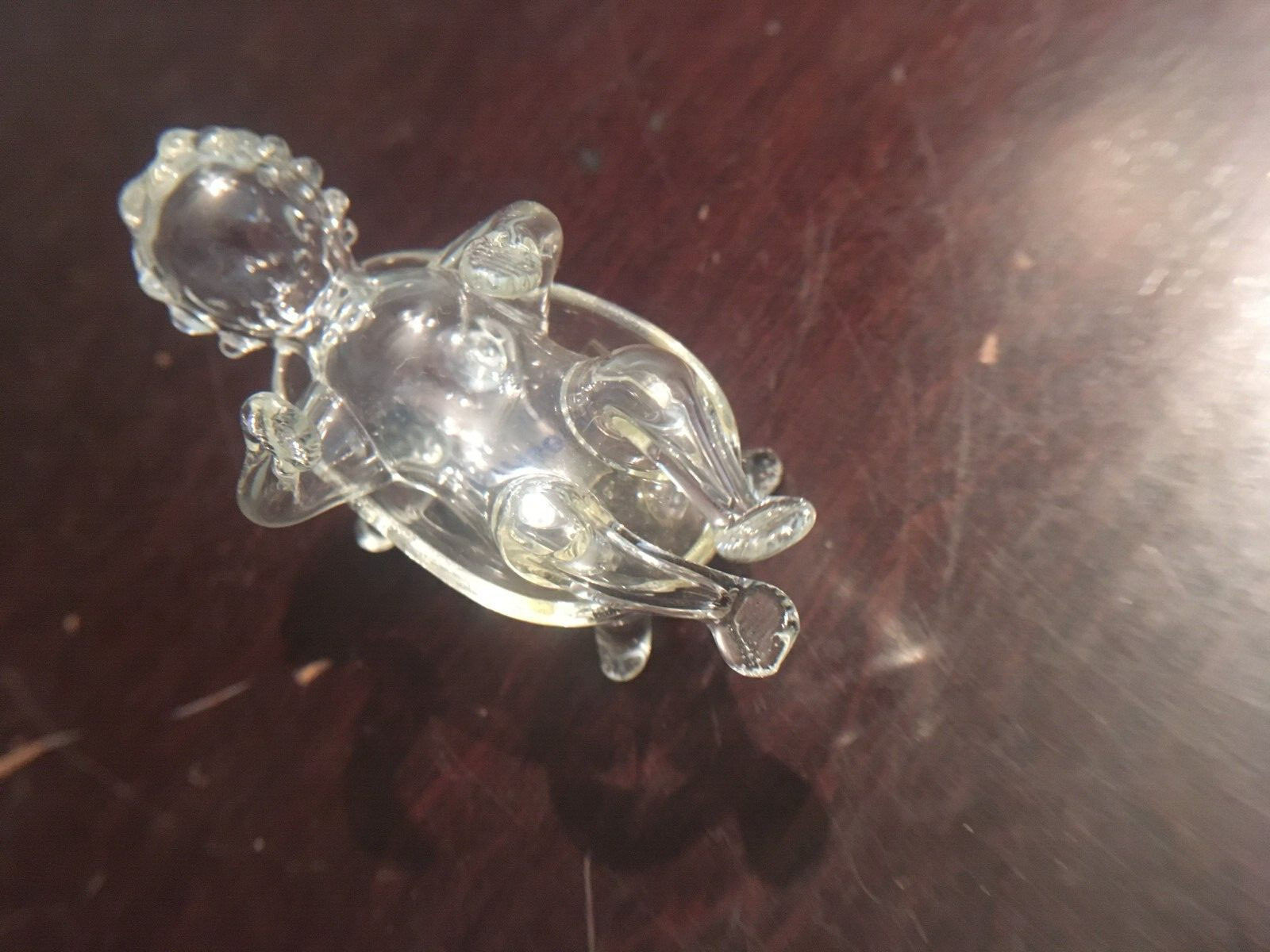 VINTAGE ITALIAN PARISE VETRO HAND BLOWN GLASS BABY IN THE TUB RARE