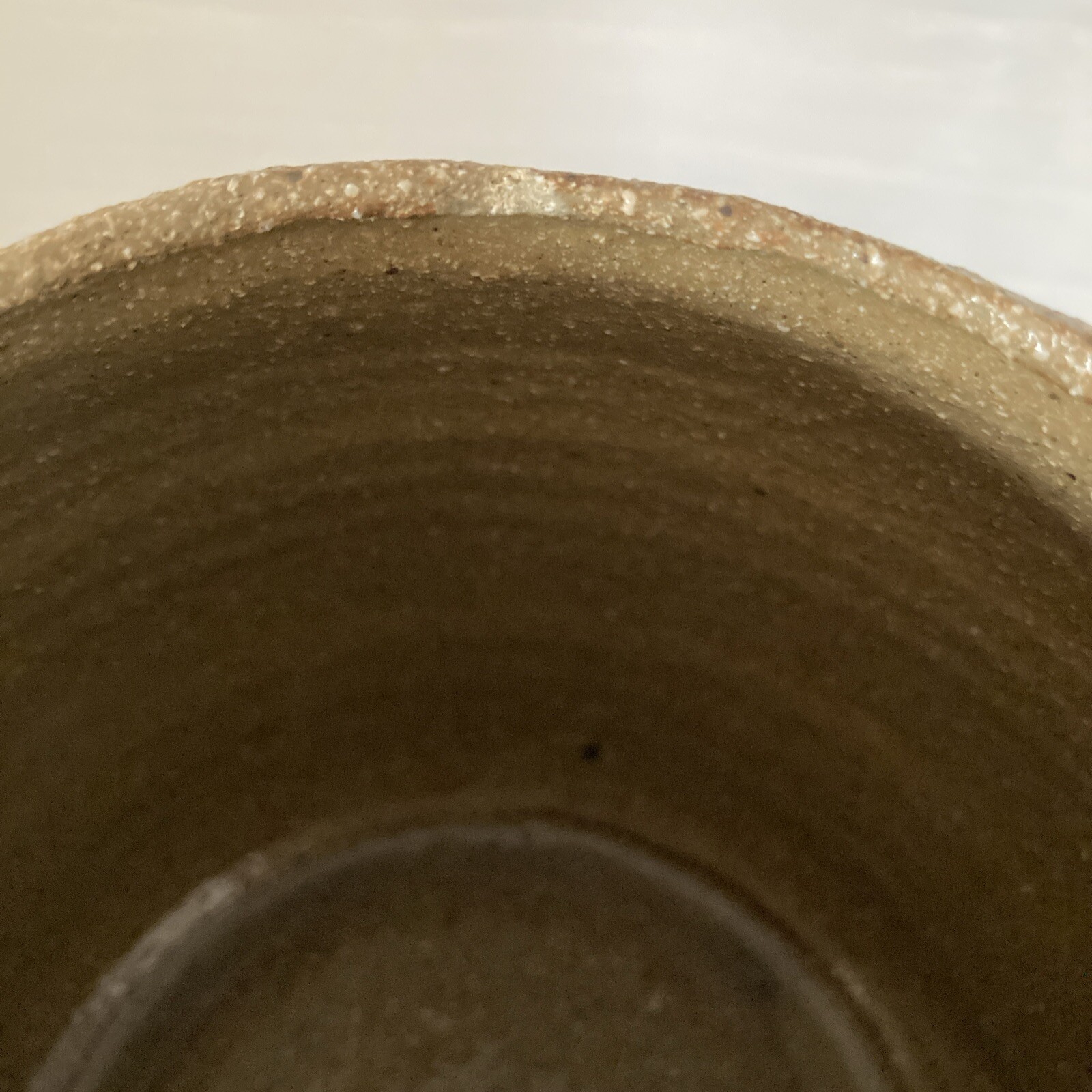 CM Pottery Vase Signed Hand Crafted Earthtone Studio Art Pottery Primitive 3-63