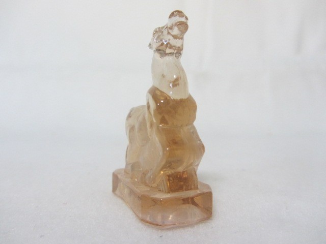Boyd Art Glass Little Joe the Horse Mini 2″ Crown Tuscan Figurine Vintage