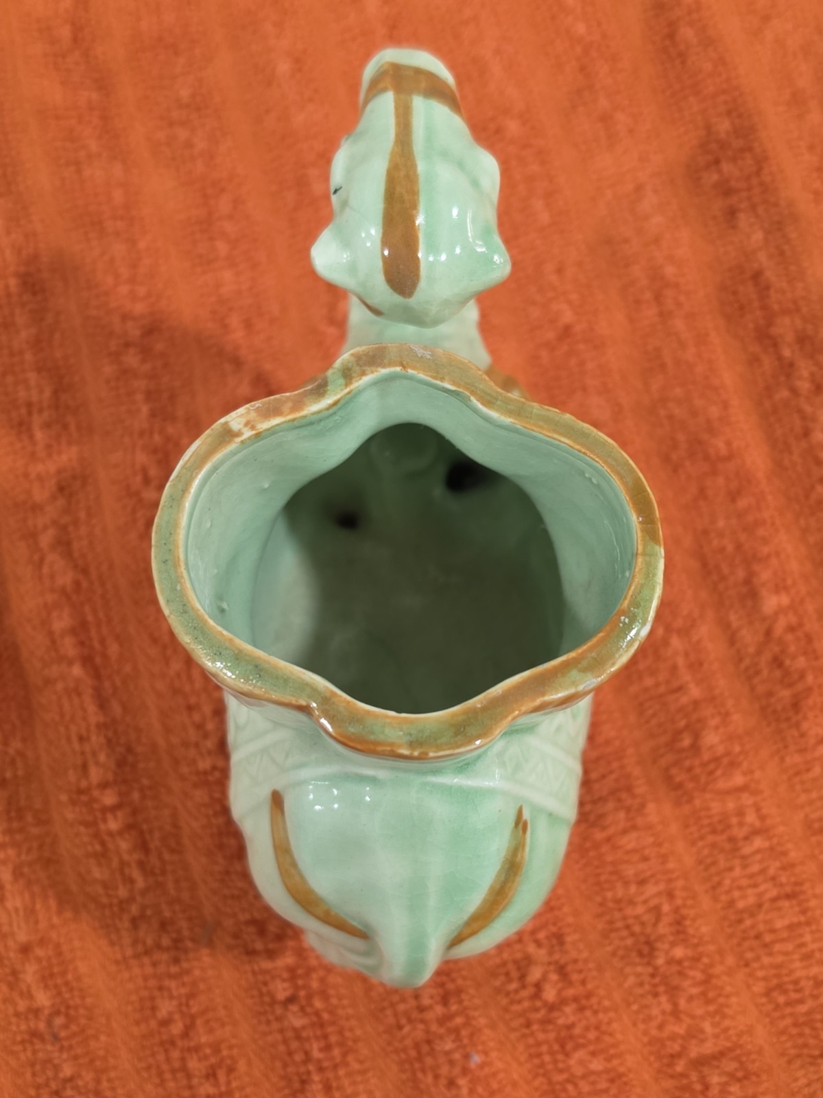 Vintage Glaze Camel Planter Japan 4″ Succulent Pot Art Pottery