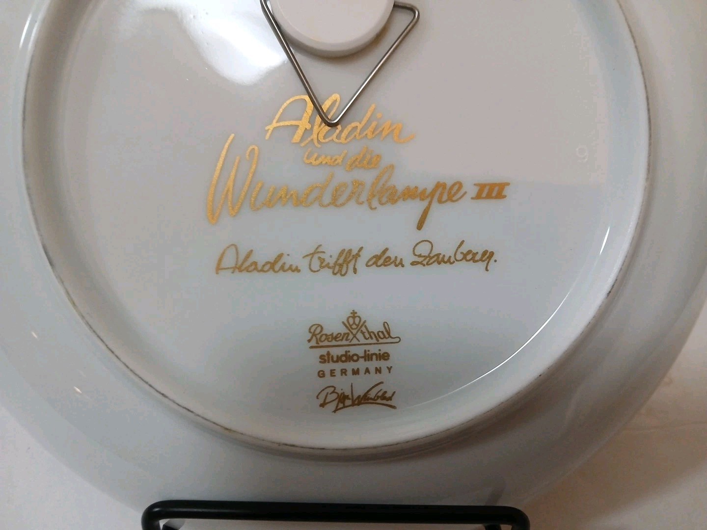 Rosenthal Studio Aladdin & The Miracle Lamp Plate #3 Bjorn Wiinblad 6.5″ Germany