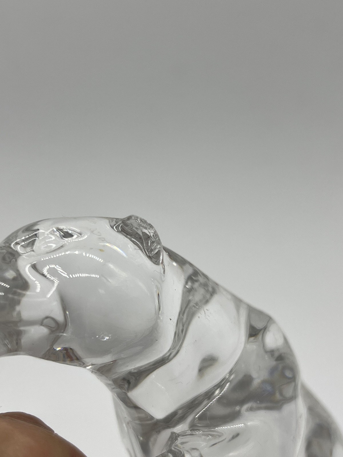 Wonders Of The Wild Crystal Panther Figurine 24% Lead Clear Germany Cat Decor