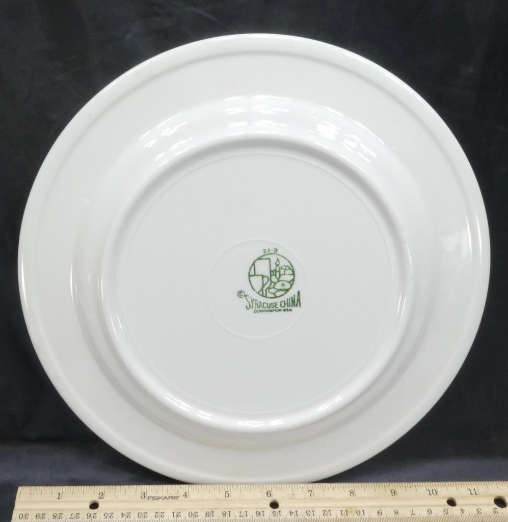 Vtg Syracuse China Dinner Plate Great Seal Of The United States American Eagle !