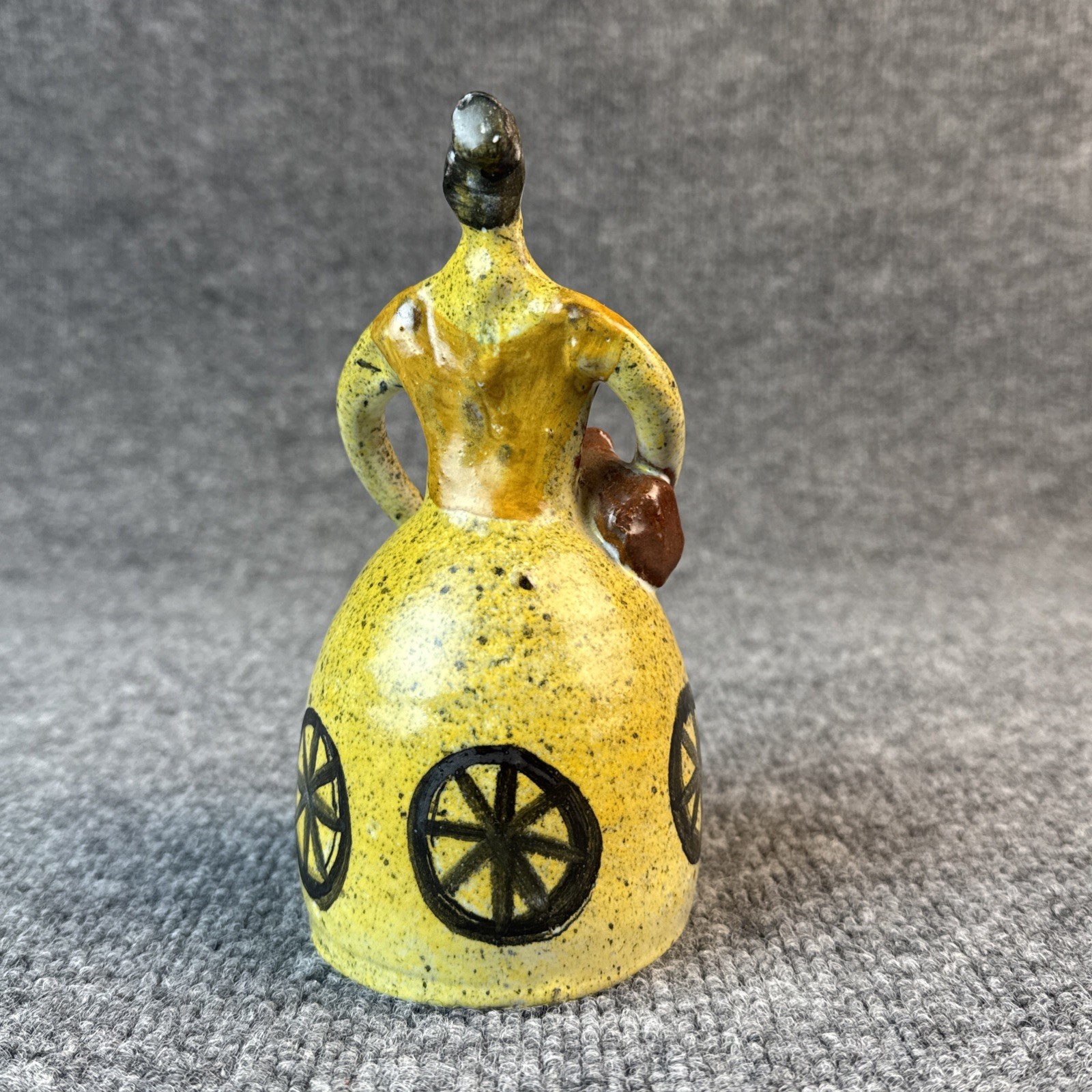 Vtg Alfaraz Spanish woman Hors d’oeuvres server/Miguel Duran-Loriga Sculpture