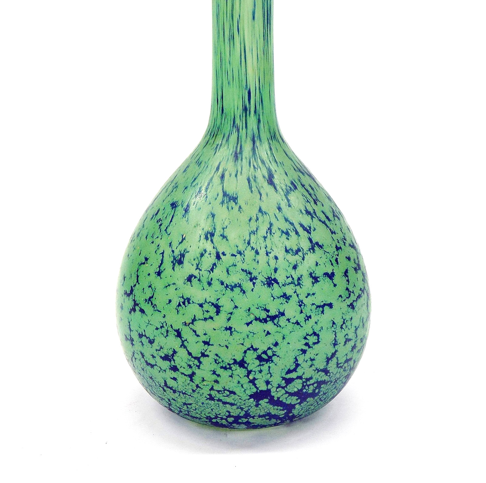 Excellent Andre Delatte French Berluze Soliflore Pate de Verre Vase