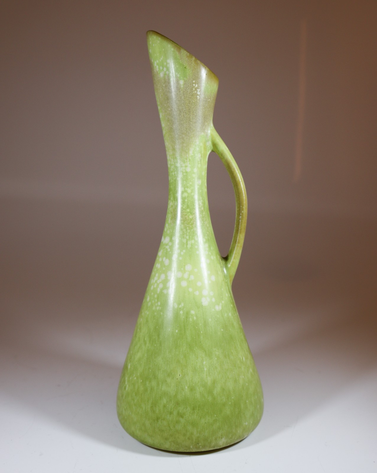Green Ceramic Vase – Gunnar Nylund – Rörstrand – Lovely Glaze – Mid 20th Century