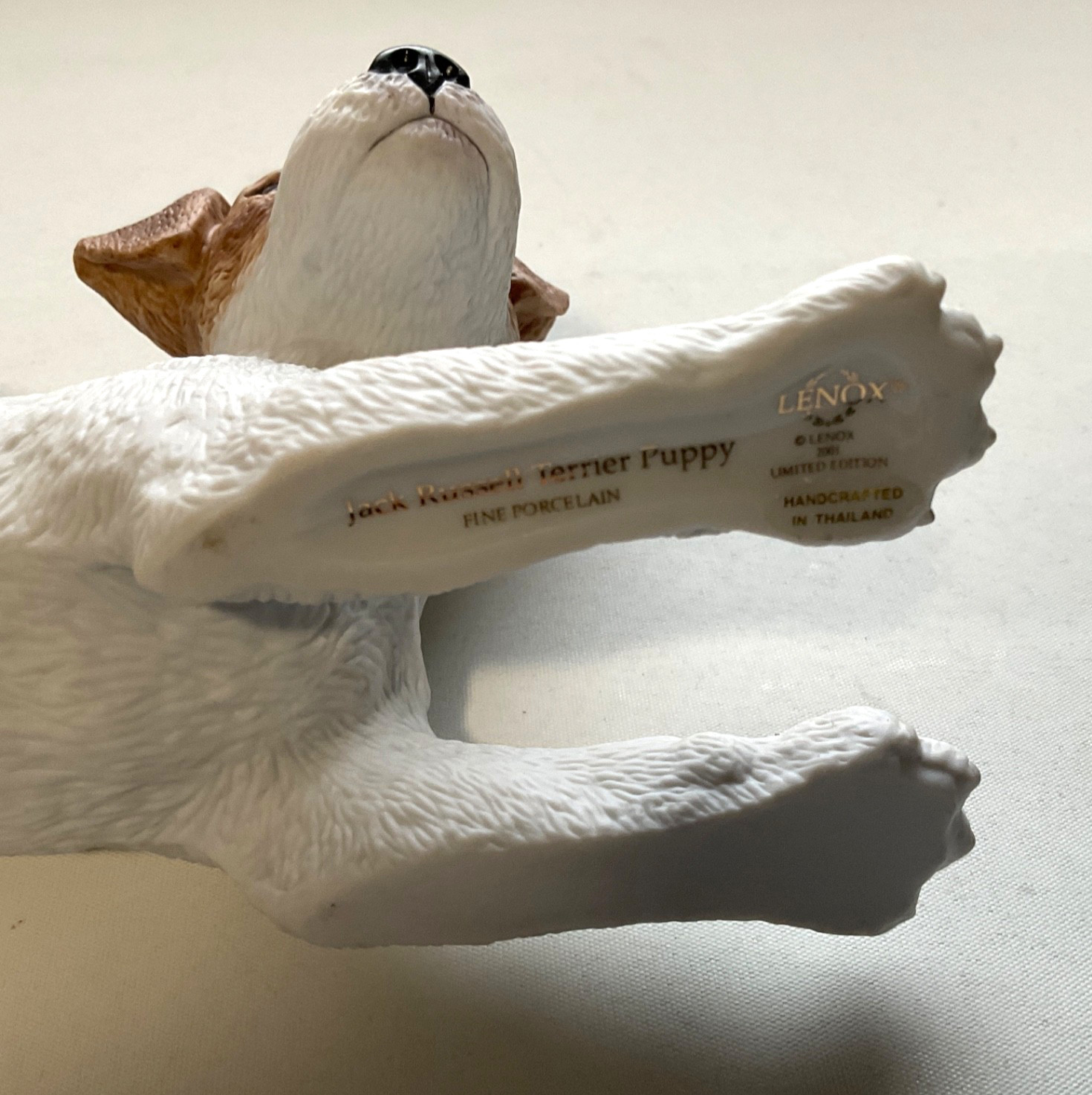 Lenox Jack Russell Terrier Puppy 2001 Fine Porcelain Figurine Limited Edition