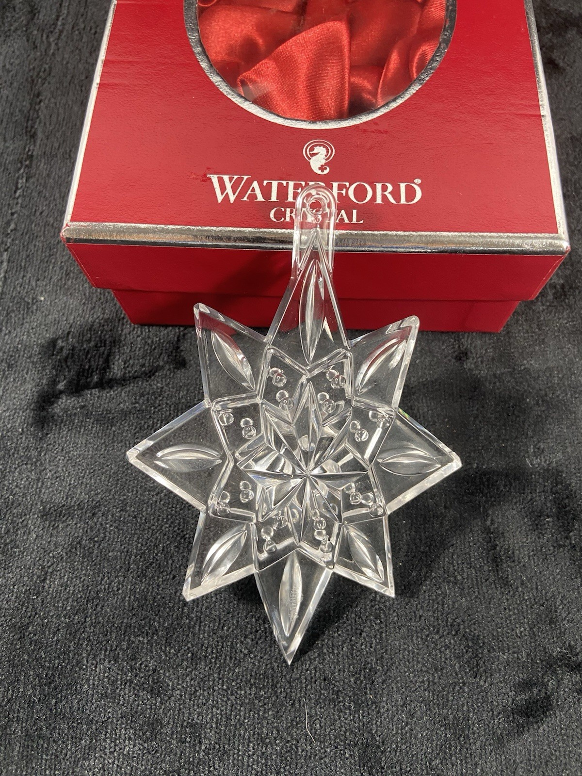 Waterford 2009 Crystal Snowstar Christmas Ornament 150337 in Original Box