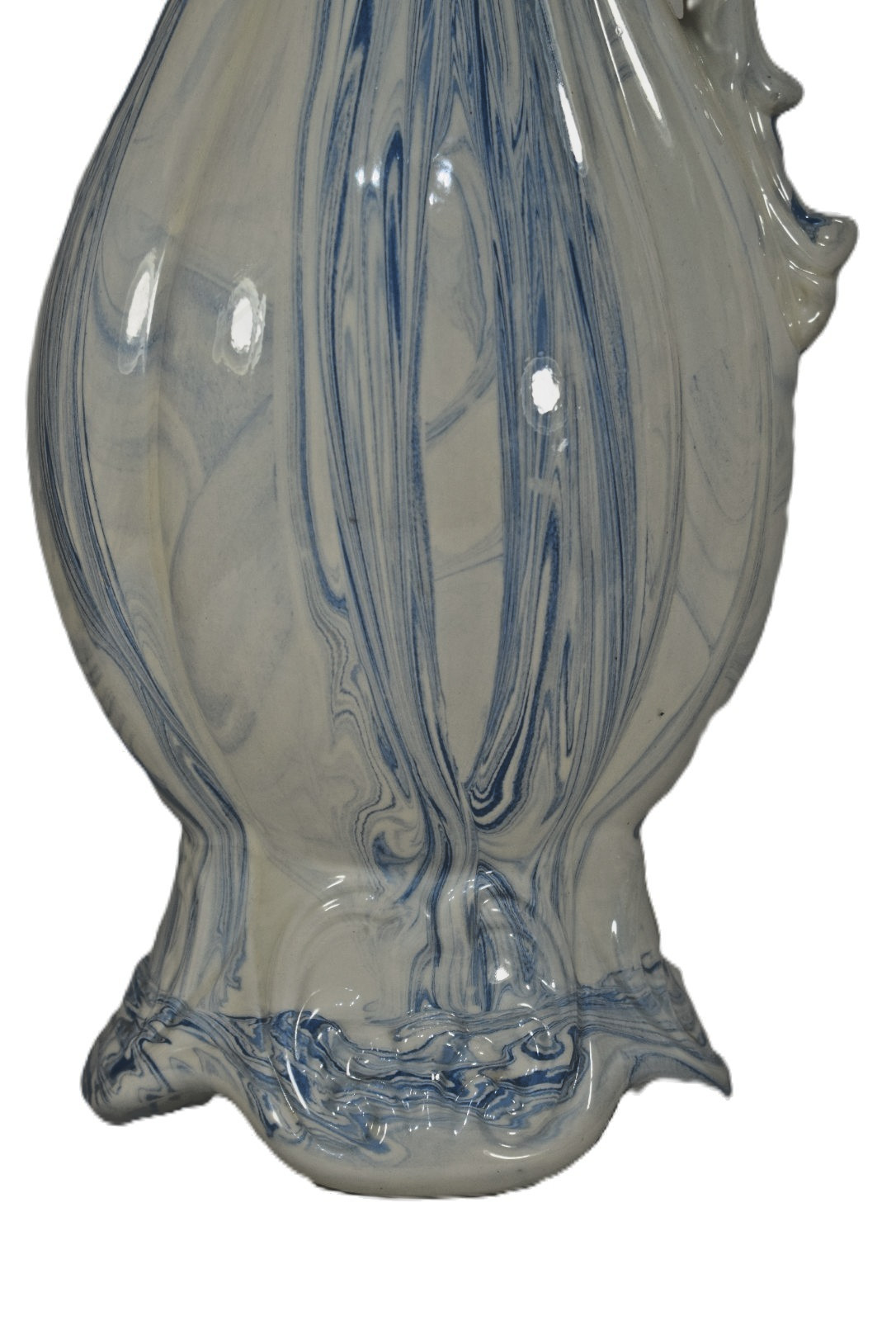 Vintage Ceramic 14.5” Pitcher Vase Signed