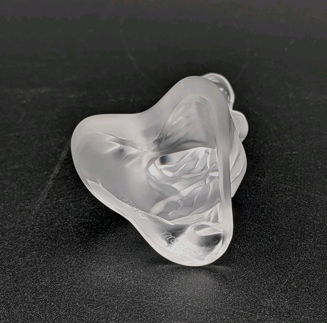 Lalique Crystal Nativity Scene Joseph Mary Baby Jesus Discontinued Set As Is