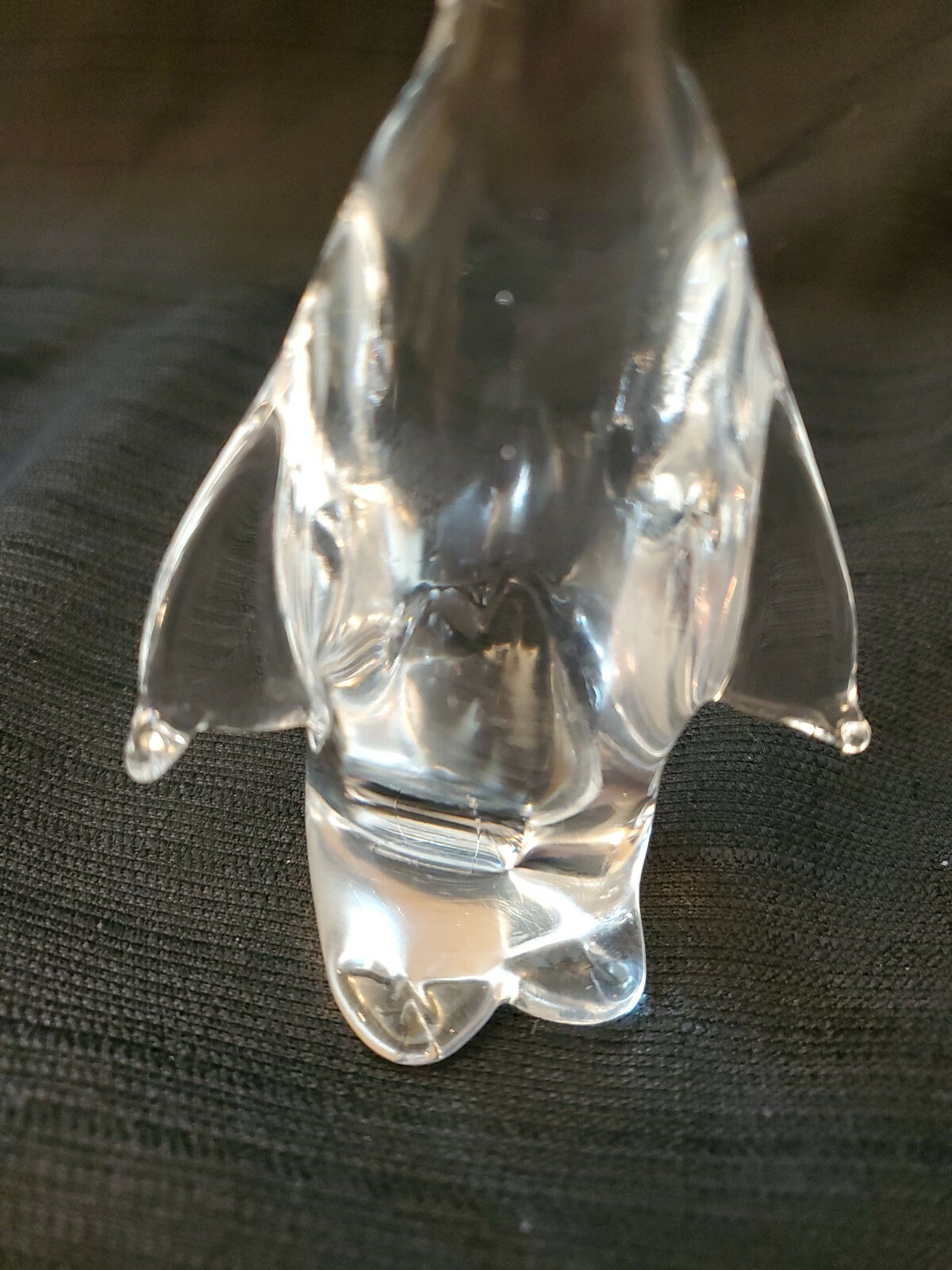 Decorative Art Glass Penguin Art Sculpture Paperweight Collectible Figurine