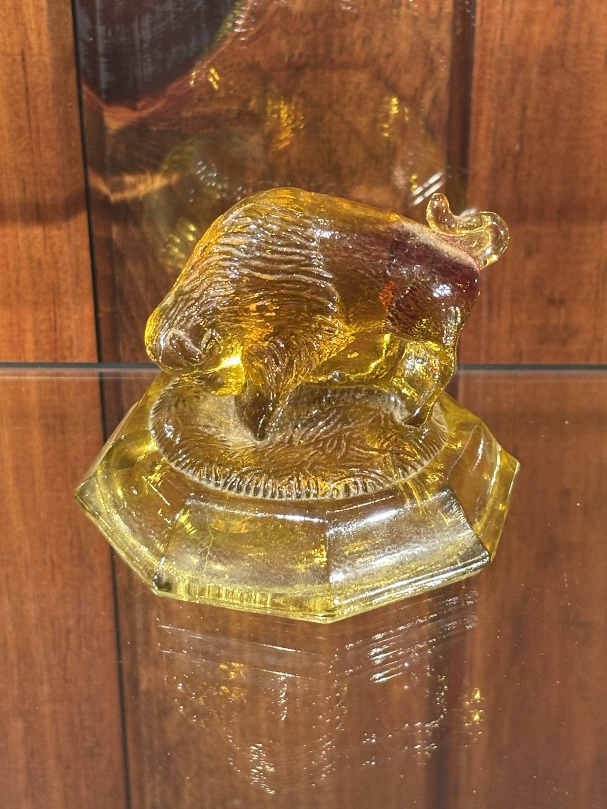 Joe St Clair Buffalo Statue/Paperweight – Very Rare Item