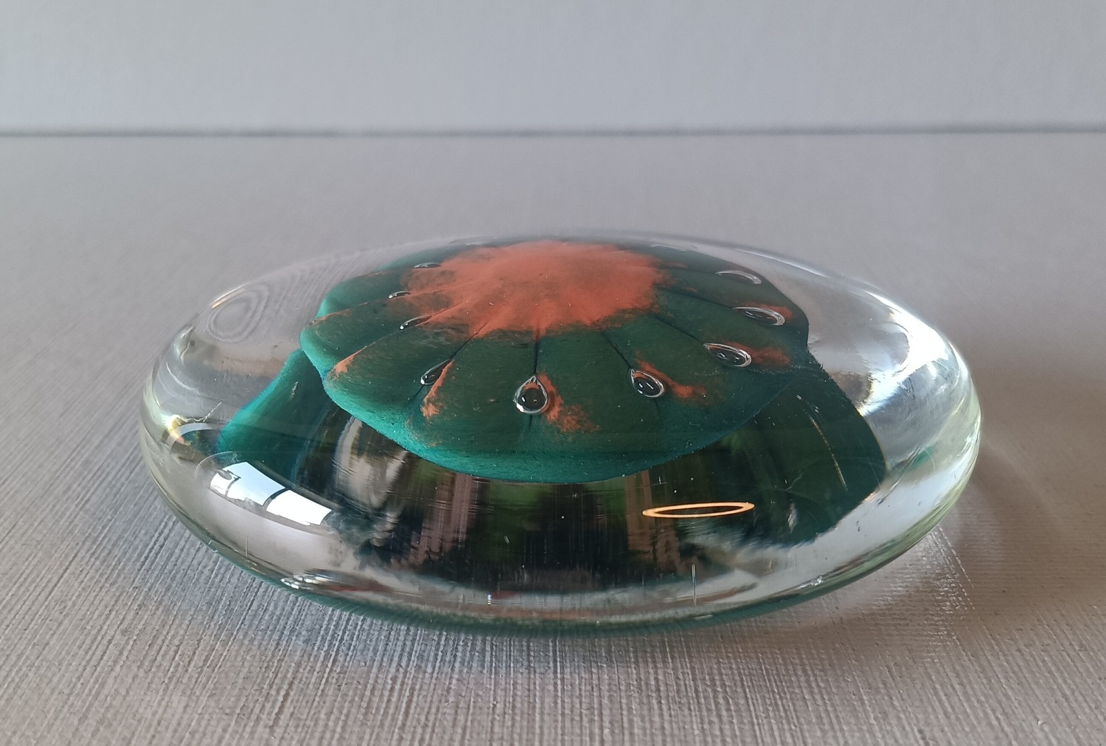 Goose Bay Glass Townsend MT 2004 Handblown Art Glass Signed Paperweight