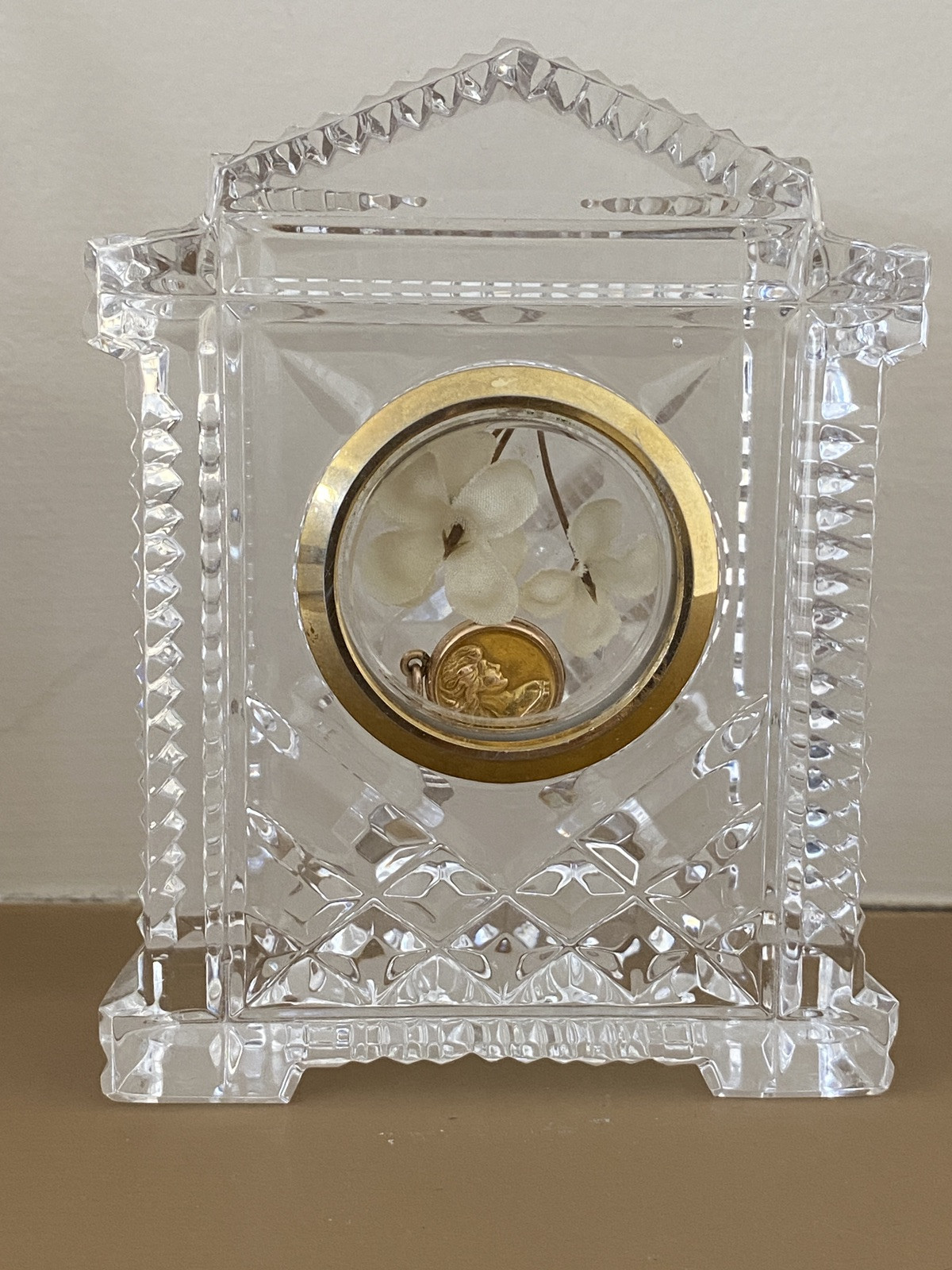 Waterford Ireland Crystal Carriage Clock – 4.5 inches – Keepsake Display or ….