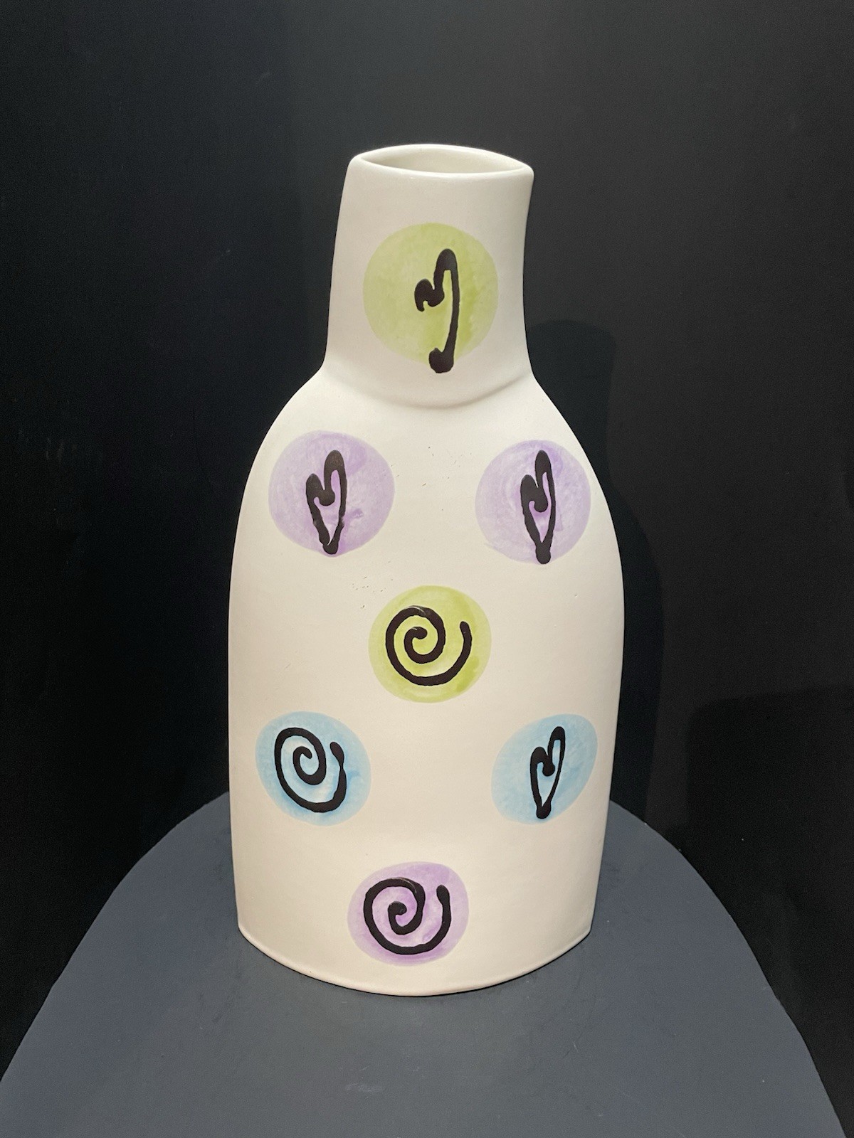 Scheurich Amano Vase MCM German Pottery #544-33 13”x 6.5” x 3” See Photos Gift