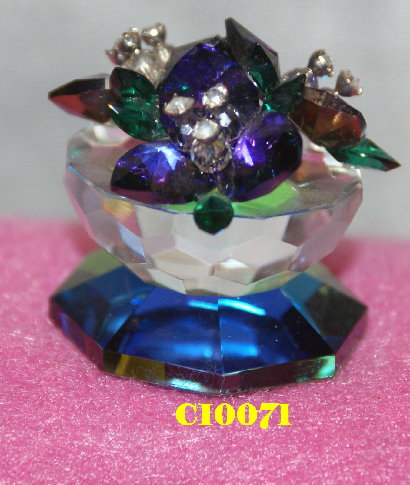 CRYSTALLITE CRYSTAL FIGURINES ANIMALS WHALE OTTER ROSE YOU CHOOSE rz