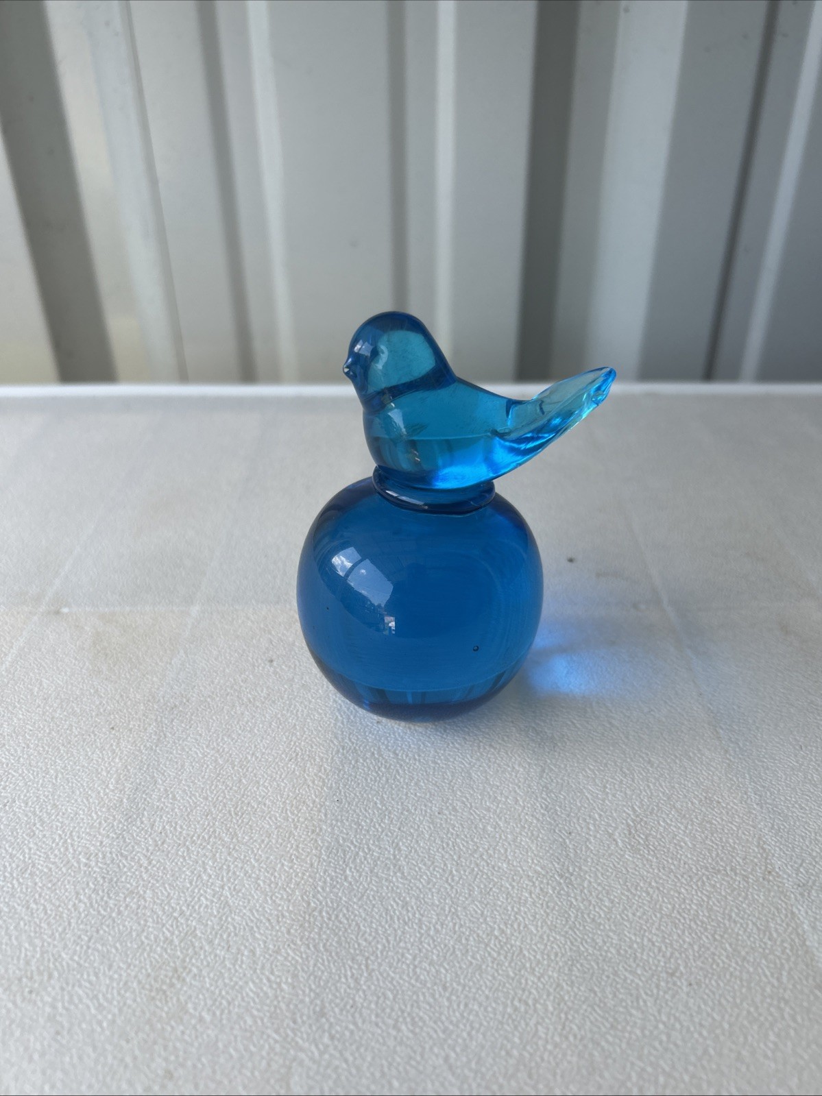 Leo Ward Terra Studios Rare Blue Bird of Happiness on Orb