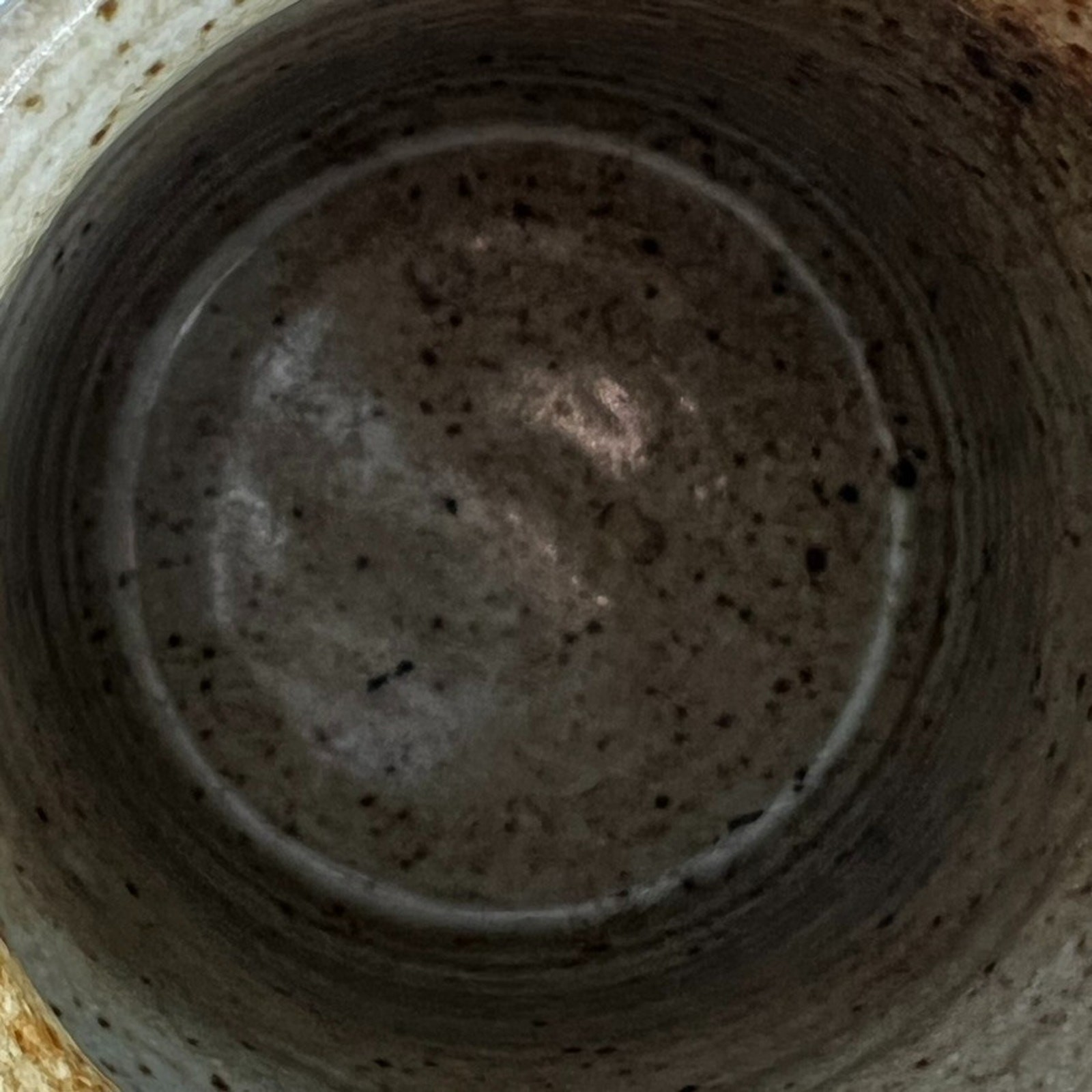 Studio Art Pottery Vase Speckled Glazed Brown Hand Thrown 5″