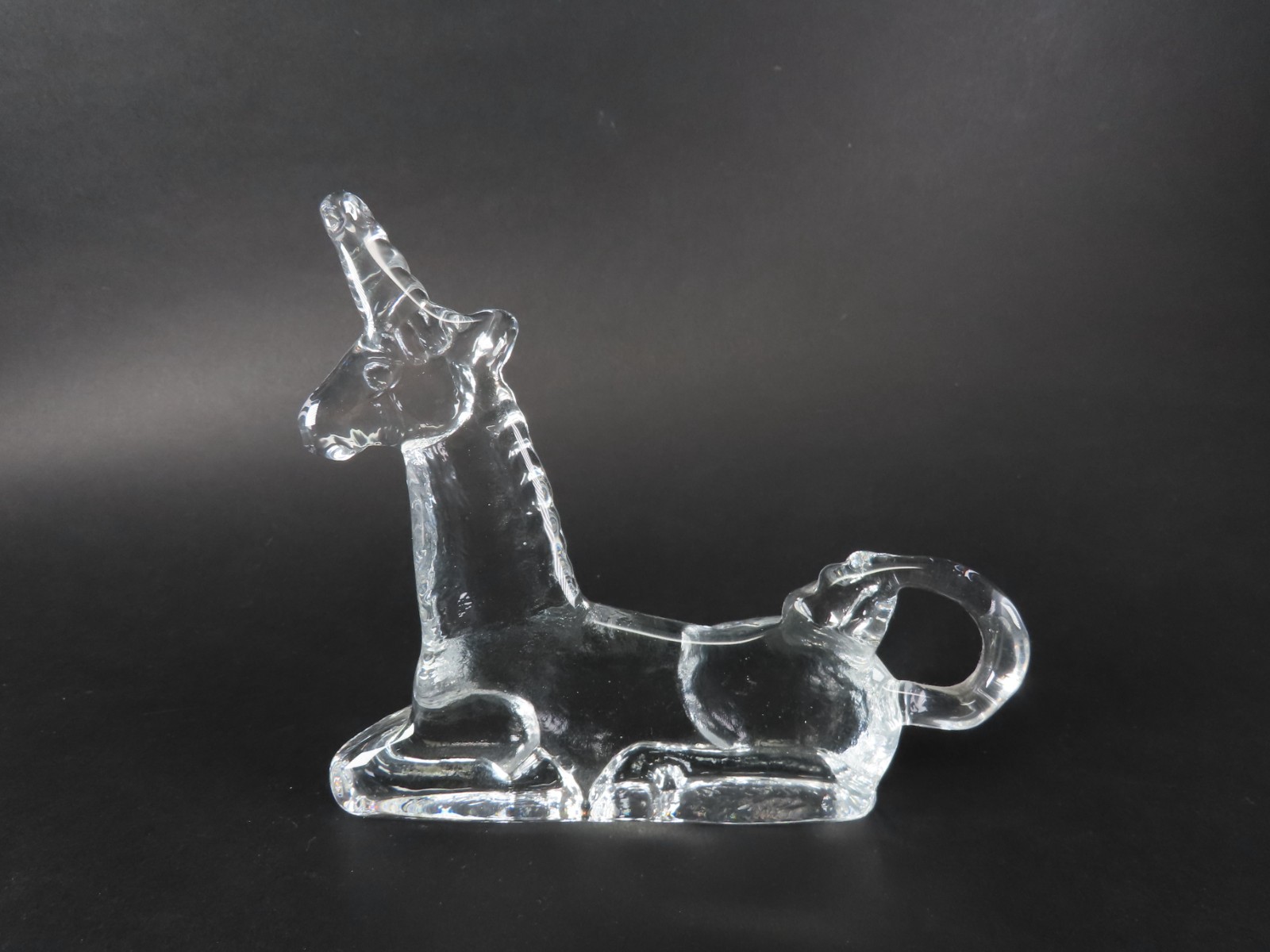 Kosta Boda Zoo Series Unicorn Bertil Vallien Design Sweden Figurine