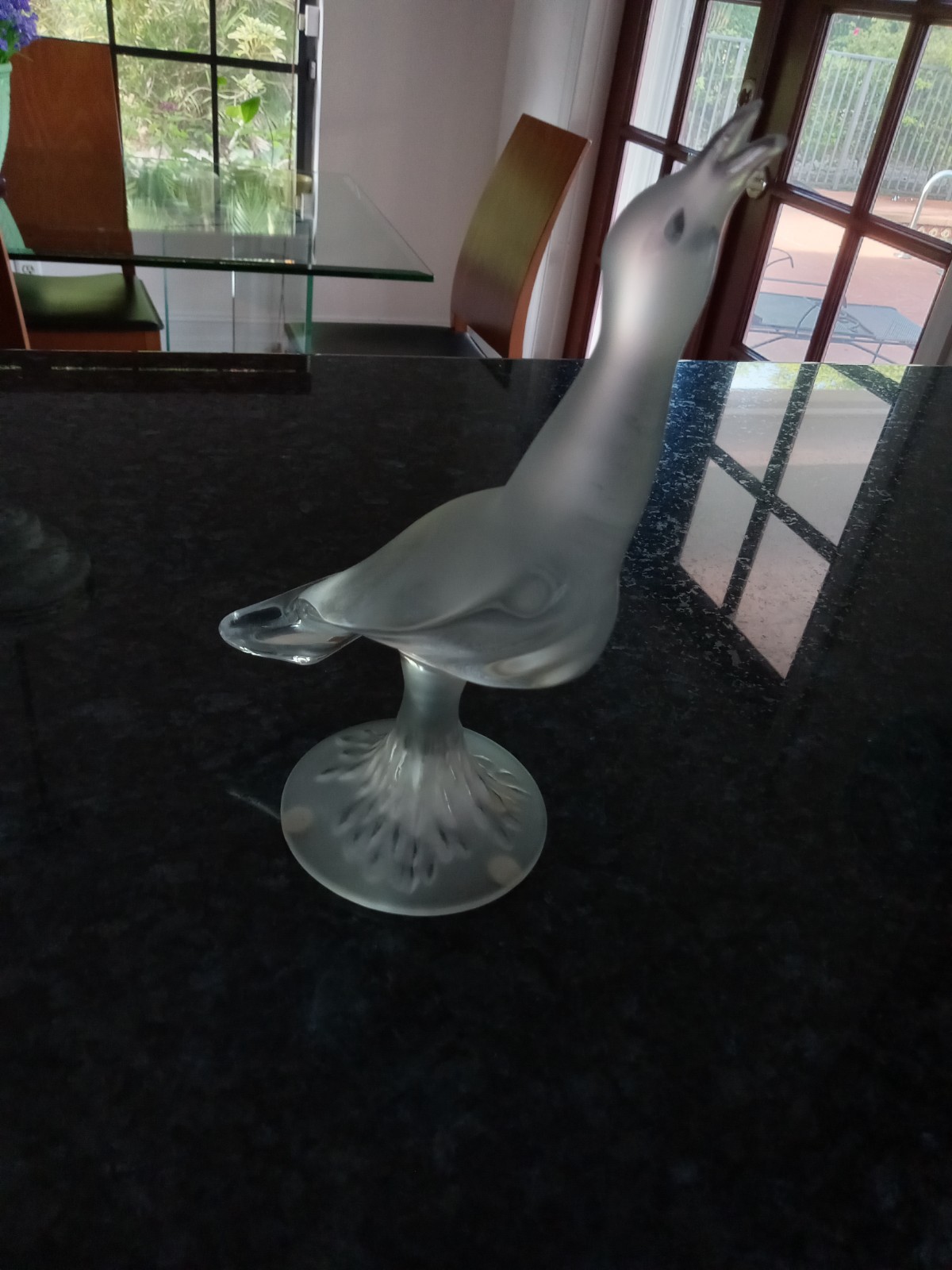 RARE Vintage LALIQUE Art Glass Crystal Dove