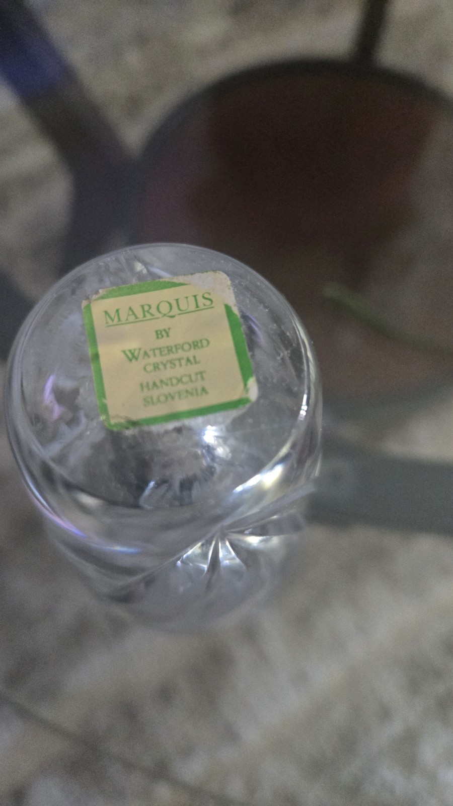 MARQUIS by WATERFORD “Wyndmere Collection” Crystal Vase 6-1/4″ VTG *Quality* 