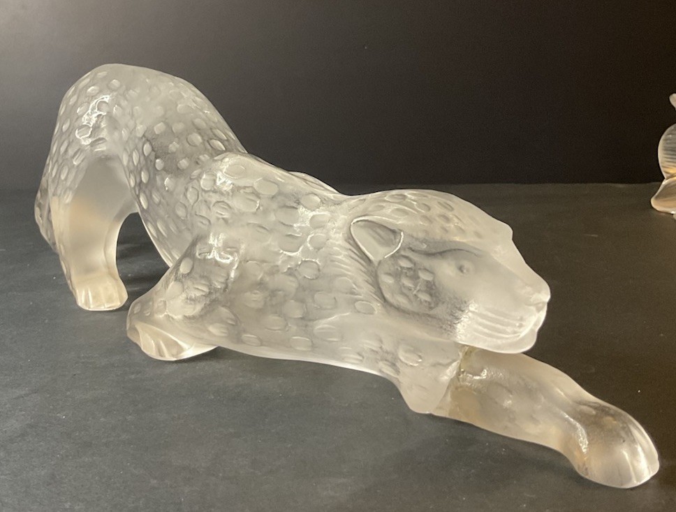 Lalique Large Frosted Panther 1 Of My 400+ Lalique Listings