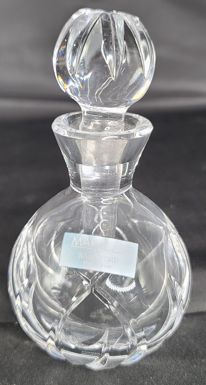 Waterford Crystal Marquis Perfume Bottle Stamped On Bottom no box