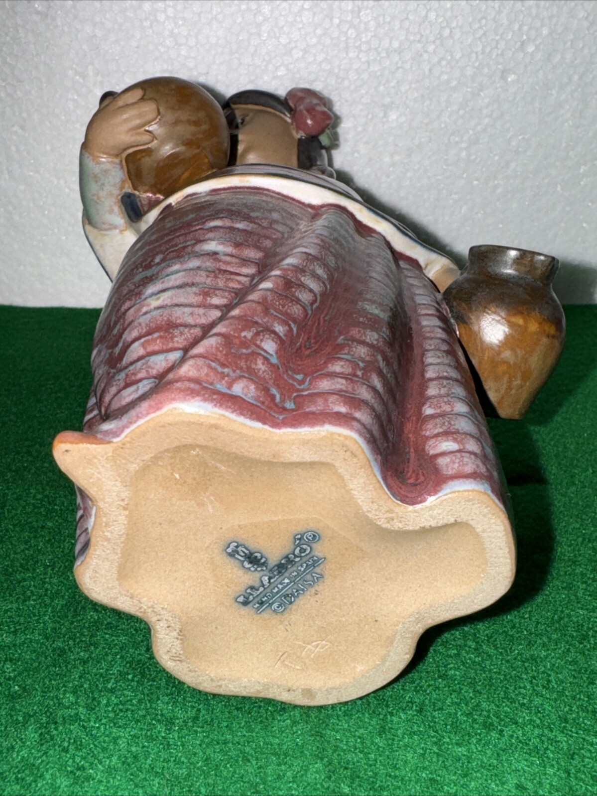 Vintage Porcelain Pepita With Somorero Figurine Spain 7” Inches 1984