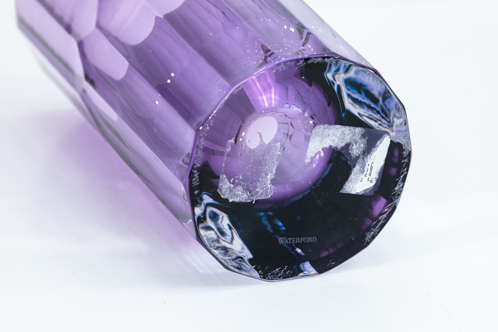 Jeff Leatham for Waterford Icon Purple Amethyst Lead Crystal Decorative 12″ Vase