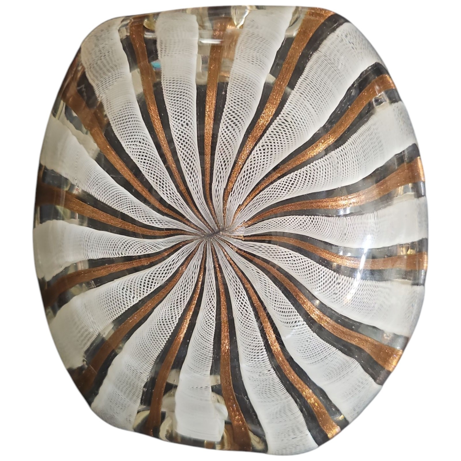 Zanfirico Murano Ash Tray Gold