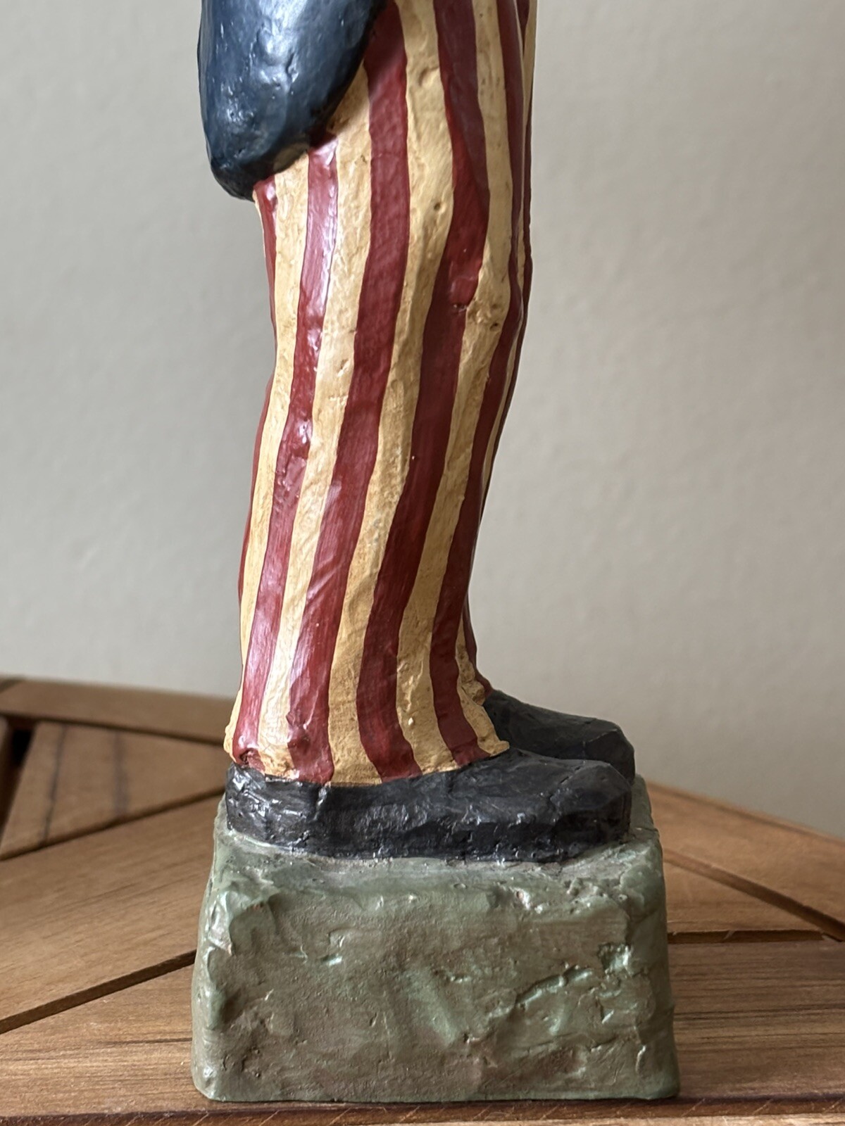 OOAK Uncle Sam Patriotic Figure Ephraim 1987 Signed 11.75”