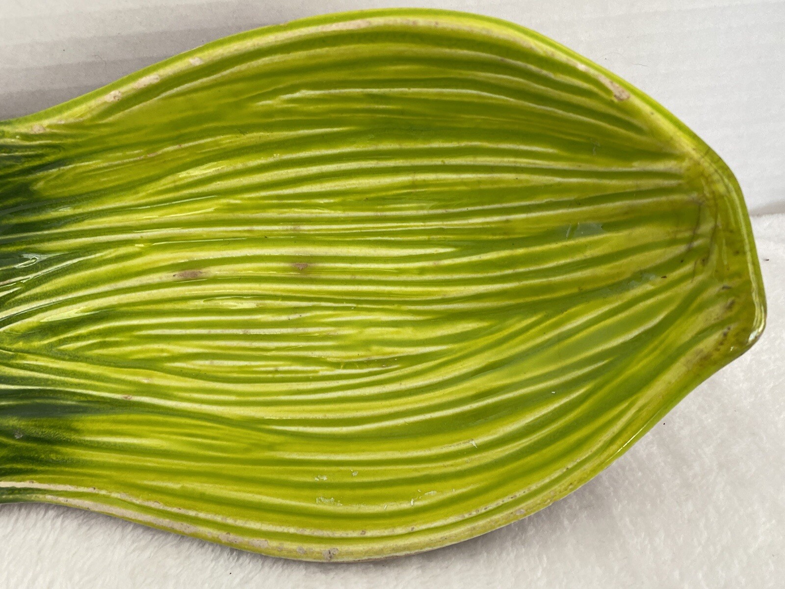 Vintage 1950 Celery Dishceramic Server By Cardinal USA Pottery 11in Long