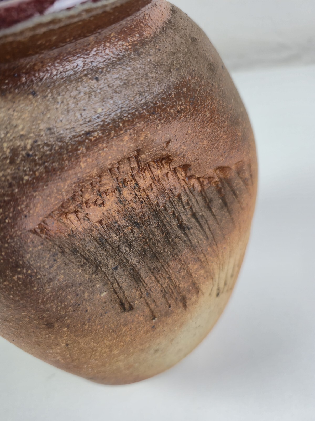 1994 Gilfillan Signed Pottery Rustic Handmade Vase Vintage Art
