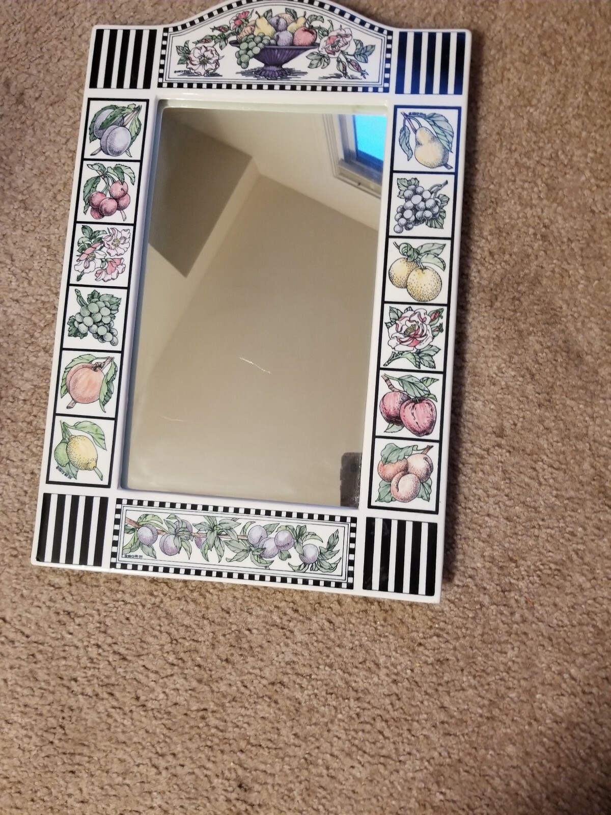 Santa Barbara Ceramic Design Tile Mirror 21 × 14 inches