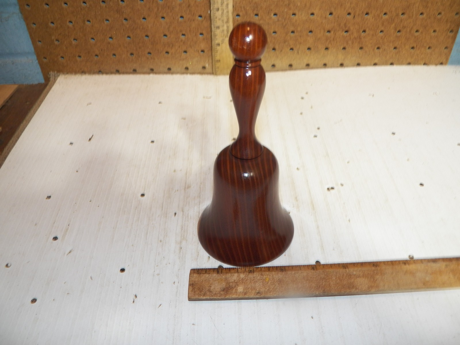 1977 Hand-made Walnut Wood Bell