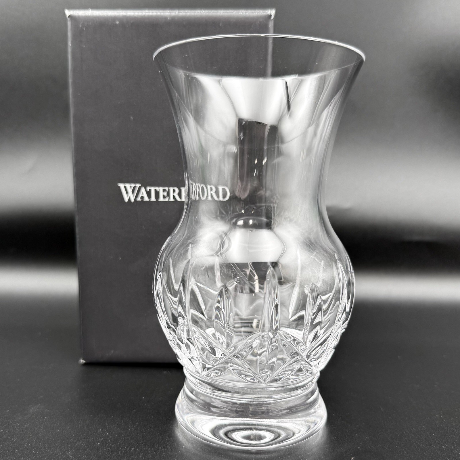 Waterford Crystal EIMER Small Flower Vase 6″ in Original Box