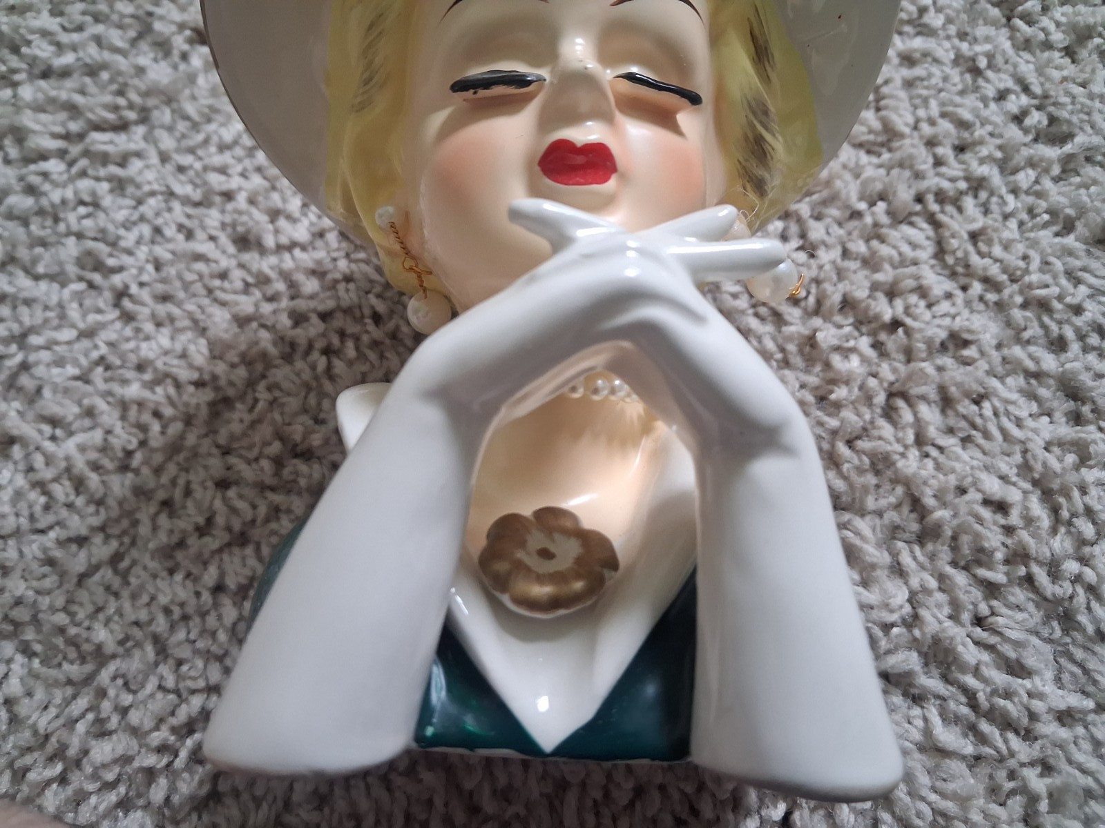 Woman Mid Century Rubens Original 495 Blonde with Jewelry