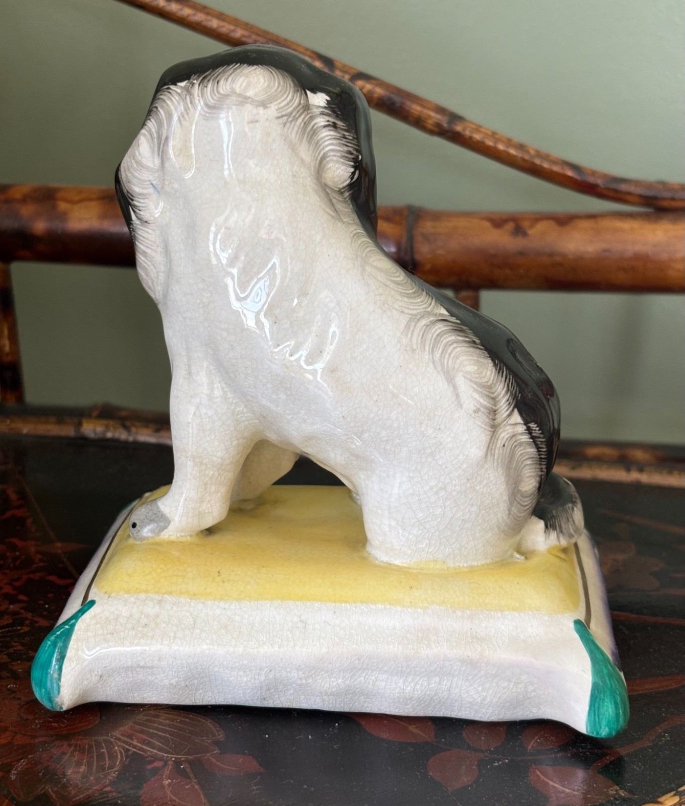 C1860 Antique Staffordshire Spaniel