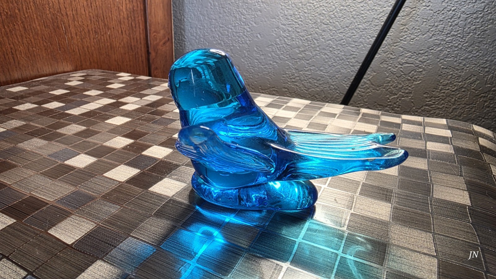 Terra Studios Bluebird of Happiness Flying Glass Bird Awesome