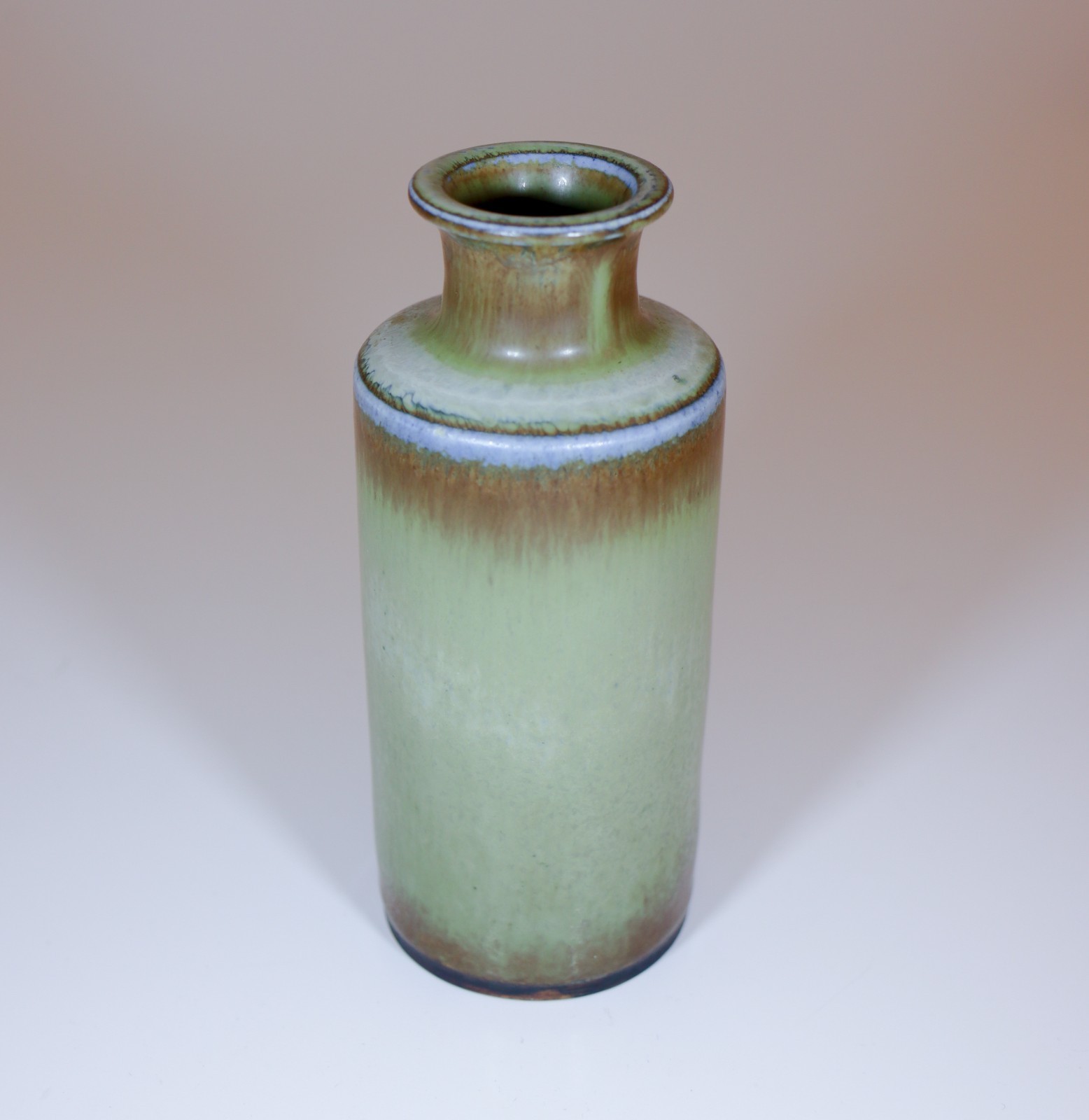 Unique Green-toned Vase – Carl-Harry Stålhane – Rörstrand – Swedish Midcentury